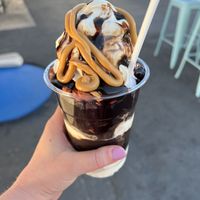 Peanut Butter Lovers Chocolate Parfait at Dreamette Ice Cream - Springfield in Jacksonville