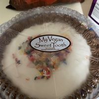 Vegan ice cream cake  at My Vegan Sweet Tooth in Virginia Beach