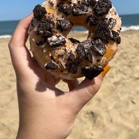 Prepare to want one of EVERYTHING when you visit My Vegan Sweet Tooth. This Oreo donut was only one of many mouthwatering options. Don’t skip out on this place. It’s a hidden g at My Vegan Sweet Tooth in Virginia Beach