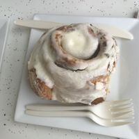 Classic cinnamon roll - the best thing we got by far at My Vegan Sweet Tooth in Virginia Beach