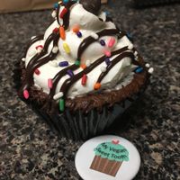 Chocolate cupcake from My Vegan Sweet Tooth. So delicious! at My Vegan Sweet Tooth in Virginia Beach