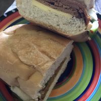 Vegan cold cut sandwich  at My Vegan Sweet Tooth in Virginia Beach