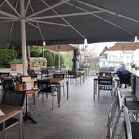 Outdoor seating at Gasthaus zum Landenberg in Sarnen