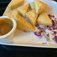 Fried tofu appetizer   at O-Cha Noodle Cafe in Beaufort