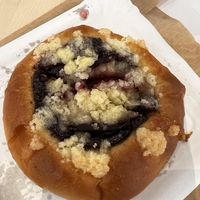 Poppyseed, plum, and streusel kolache  at Kolacherie Celetna in Prague