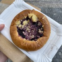 Blueberry kolach  at Kolacherie Celetna in Prague