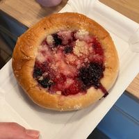 Berry and coconut cream at Kolacherie Celetna in Prague