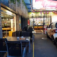 Limited outdoor seating at Pilatus Kebab und Pizza in Kriens
