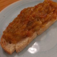 Pincho pisto at Albedrío in Lorca