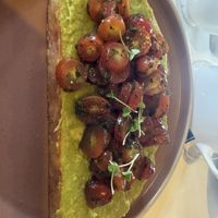 Avo toast with tomatoes 🍅  #Veganuary at Cafe K.O.B - By The Sea in Koh Samui