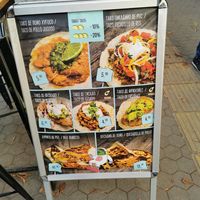 Lots of veggie options + 2 vegan tacos at Mangia Station in Sofia