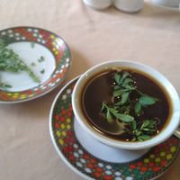 Ethiopian coffee at The Grand Palace Hotel in Addis Ababa
