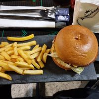 Vegan burger at GRU - Living Heineken - T1 in Guarulhos