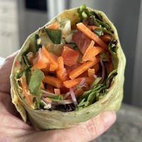 Vegan wrap  at Yucca Tree Eatery in Yucca Valley