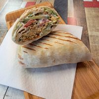 Falafelwrap at Grüne Pause in Biberach