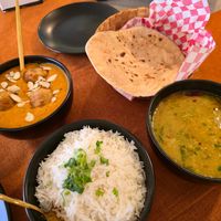 Vegan Spread! at Rich Taste Of India in Cabo San Lucas