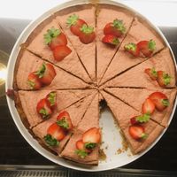 Strawberry cake  at Creativa in Ingolstadt