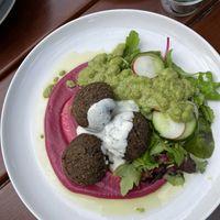 Mushroom Falafel  at Creativa in Ingolstadt