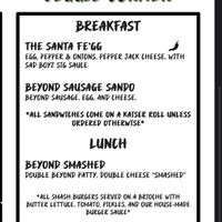 vegsn options menu   at Sad Boyz in New Gretna