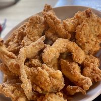Calamari from King Oyster Shrooms  at The Greek in Vancouver
