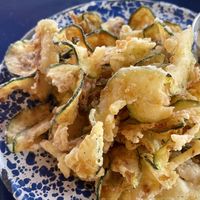 Zucchini crisps  at The Greek in Vancouver