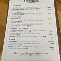 El menú en junio 2024 #Veganuary at Florencia - Vegan Kitchen in Lima
