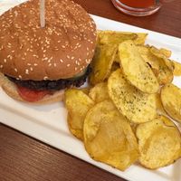 Bohnen Burger   at Florencia - Vegan Kitchen in Lima