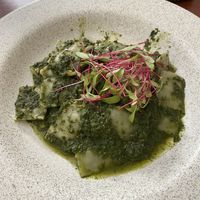 Pesto ravioli   at Florencia - Vegan Kitchen in Lima