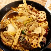  at Aejeong hot pot restaurant in Seoul