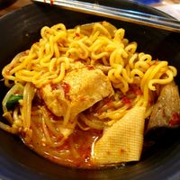  at Aejeong hot pot restaurant in Seoul