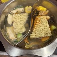   at Aejeong hot pot restaurant in Seoul