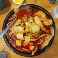  at Aejeong hot pot restaurant in Seoul