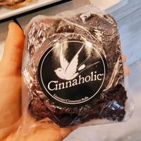 Chocolate brownie. at Cinnaholic in Austin
