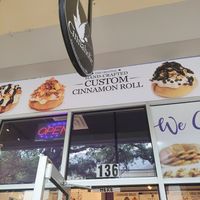 Front area outside at Cinnaholic in Austin