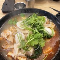 Veggie noodle soup   at Xinlongfu Maratang Seogwipo Branch 제주섬신룽푸마라탕 서귀포점 in Seogwipo