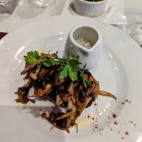 Mushroom starter at Amici in Spalding