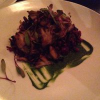 Ember Grilled Hen-o’-the-Woods Mushrooms at Woodlot in Toronto