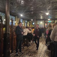 Authentic historic pub  at The Crown Liquor Saloon in Belfast