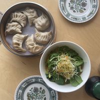 vegan momos and noodles  at Kleiner Herd Großes Feuer in Bonn