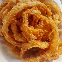 Amazing Onion Rings 🖤 at Bean Vegan Cuisine in Charlotte