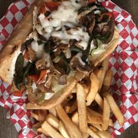 Chz steak & fries   at Bean Vegan Cuisine in Charlotte