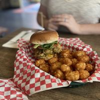 Bean Vegan Cuisine - Jalapeño Cheddar Burger  at Bean Vegan Cuisine in Charlotte