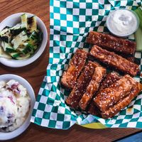 Teriyaki Tofu fingers + 2 sides  at Bean Vegan Cuisine in Charlotte