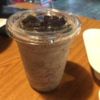 Cookies and cream milk shake!! Wonderful! But small for 7 dollars!!  at Bean Vegan Cuisine in Charlotte
