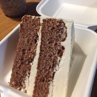 Strawberry cake , 6.00. Great taste  at Bean Vegan Cuisine in Charlotte