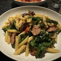 Sausage and rabe  at Cassarino's in Providence