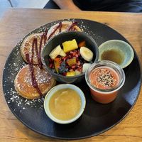Vegan pancakes  at Rosmarie in Schwaebisch Gmuend