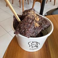 some crispy dessert at Pim Tofu in Chiang Mai