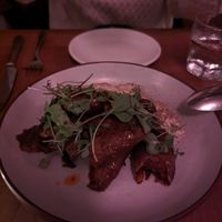 Potatoes with onion dip at Pietramala in Philadelphia