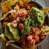 Vegan nachos with black beans at Miss Margarita in Byron Bay